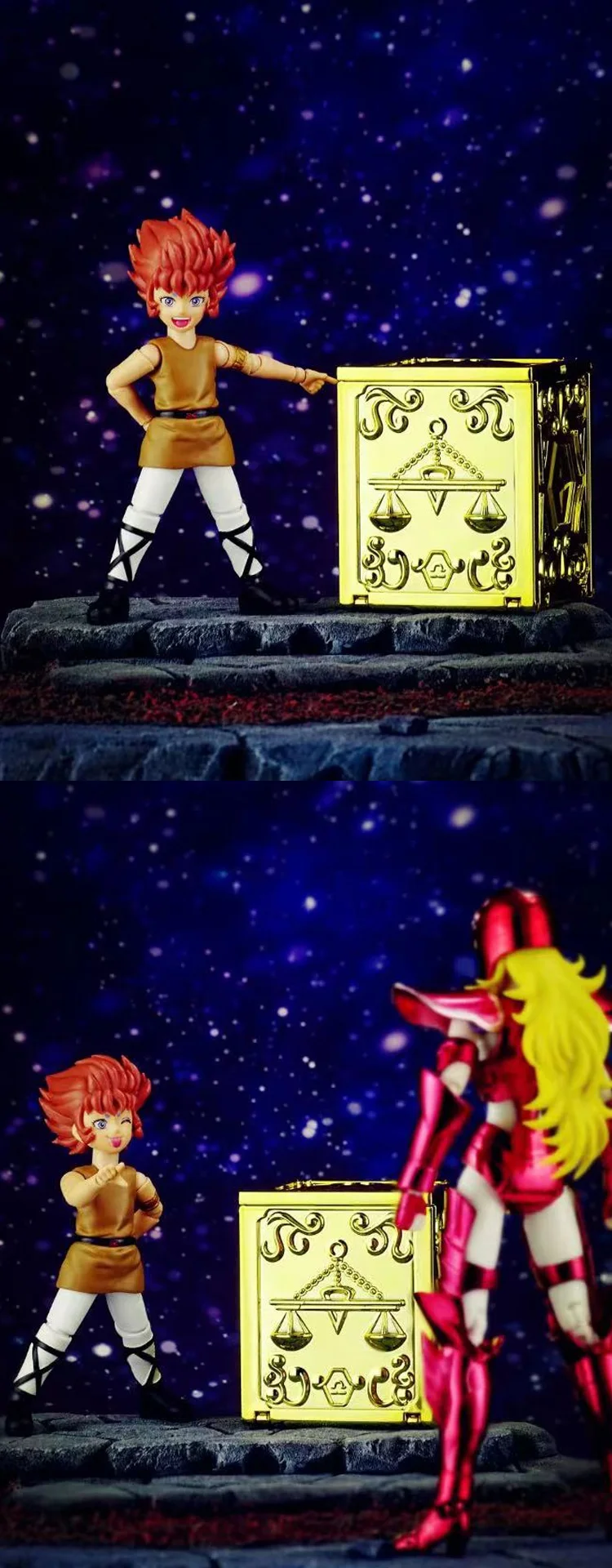 ST/ShineTime Saint Seiya Myth Cloth EX Aries Mu KiKi Gold Knights of the Zodiac PVC Action Figure Model In Stock