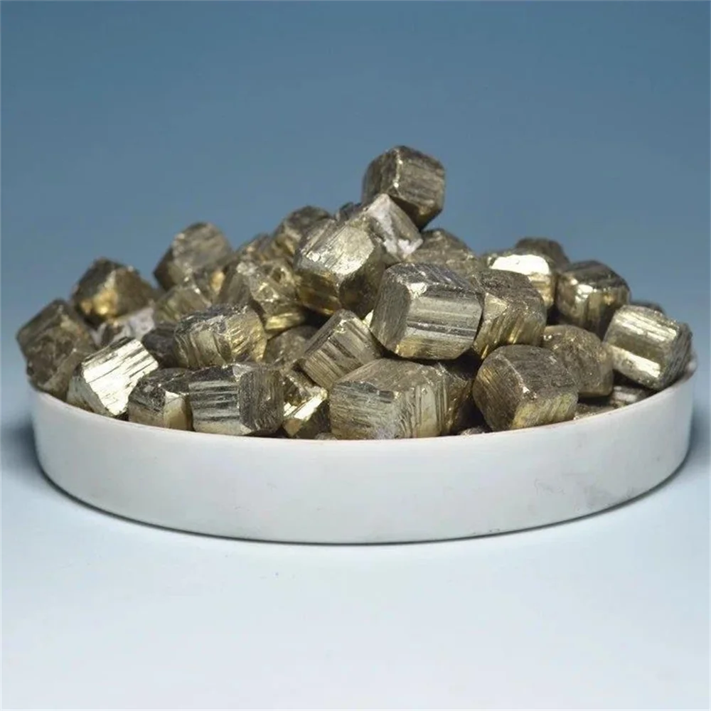 Natural High Density Cubic Pyrite Stone Fool's Gold Rough Irregular Ore Mineral Teaching Specimen Ornaments
