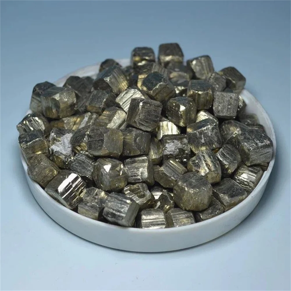 Natural High Density Cubic Pyrite Stone Fool's Gold Rough Irregular Ore Mineral Teaching Specimen Ornaments