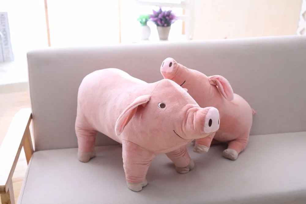 Miaoowa 1pc 25cm Cute Cartoon Pig Plush Toy Stuffed Soft Animal Pig Doll for Children's Gift Kids Toy Kawaii Gift for Girls