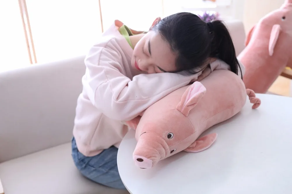Miaoowa 1pc 25cm Cute Cartoon Pig Plush Toy Stuffed Soft Animal Pig Doll for Children's Gift Kids Toy Kawaii Gift for Girls