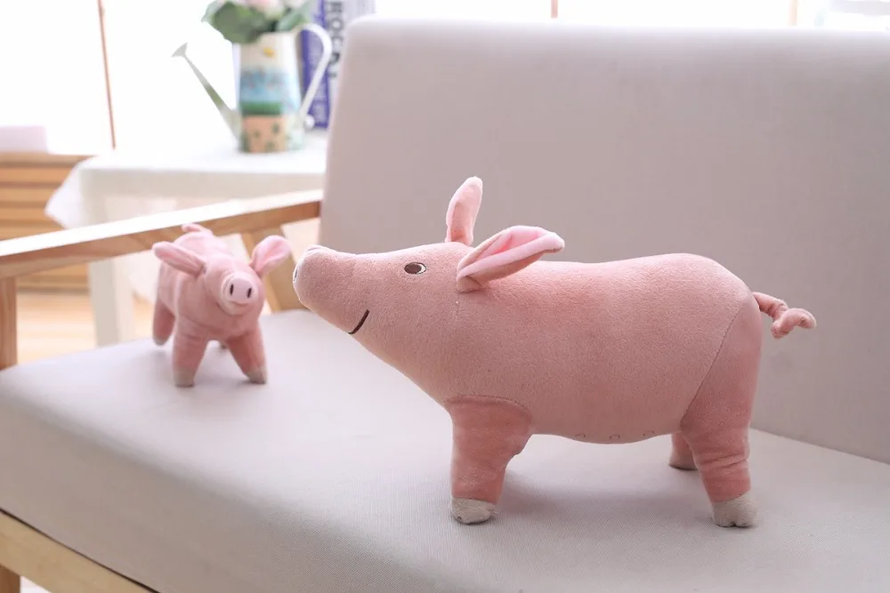 Miaoowa 1pc 25cm Cute Cartoon Pig Plush Toy Stuffed Soft Animal Pig Doll for Children's Gift Kids Toy Kawaii Gift for Girls