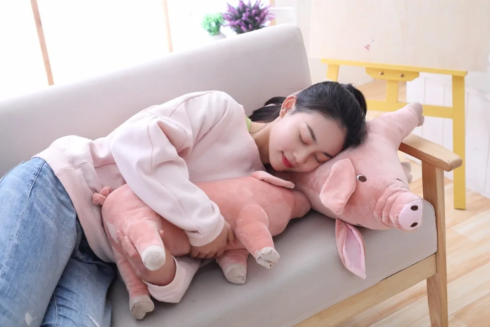 Miaoowa 1pc 25cm Cute Cartoon Pig Plush Toy Stuffed Soft Animal Pig Doll for Children's Gift Kids Toy Kawaii Gift for Girls