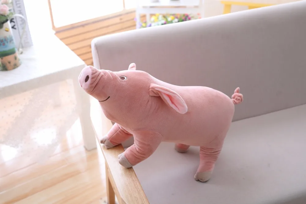 Miaoowa 1pc 25cm Cute Cartoon Pig Plush Toy Stuffed Soft Animal Pig Doll for Children's Gift Kids Toy Kawaii Gift for Girls