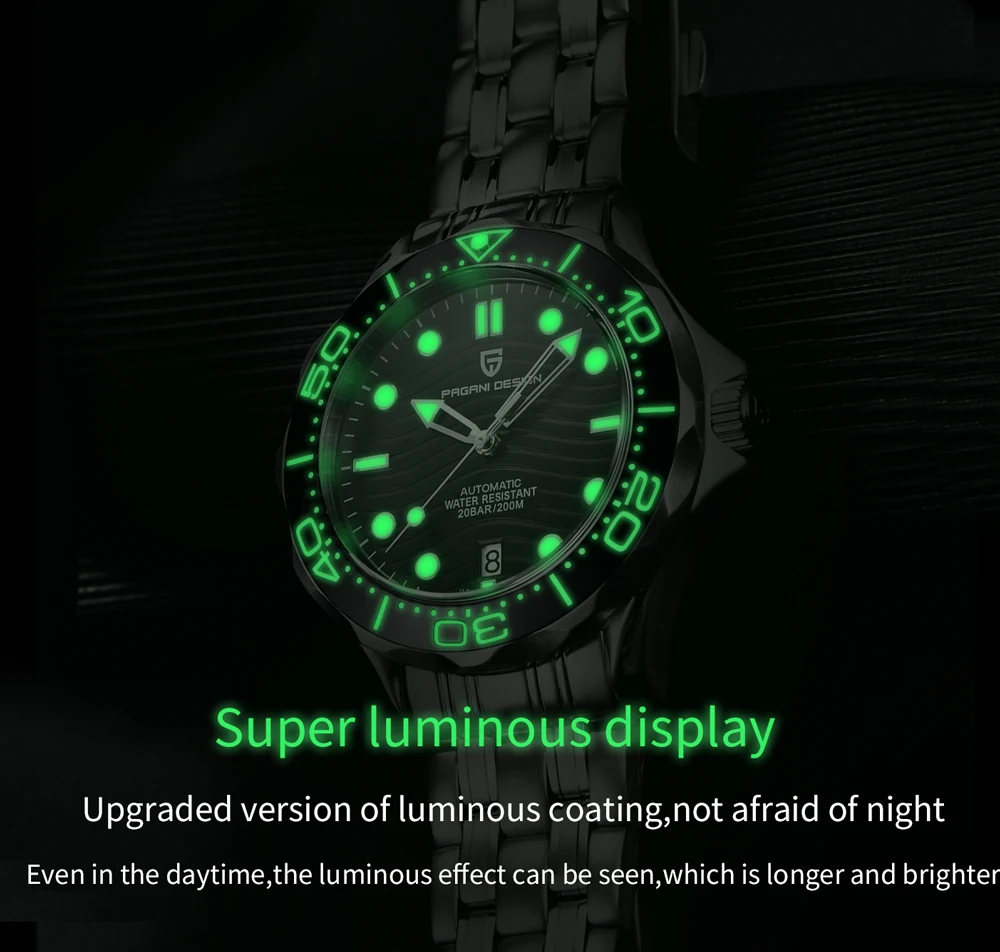 2026 New PAGANI DESIGN 1685 Men's Watches Mechanical Wristwatch For Men Luxury Automatic Watch Men Japan Movt 20Bar Dive Clock