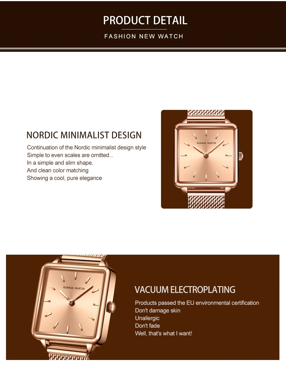 Simple Design Stainless Steel Strap Quartz Machine Core 3ATM Waterproof Wrist Watch Multifunctional Dropshipping Women's Watches