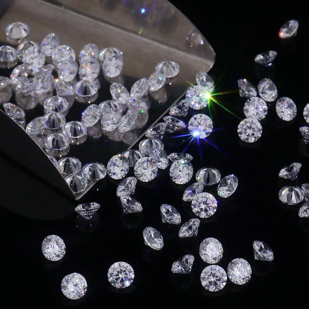 Factory Wholesale 100% Real Moissanite Diamond VVS1 D Color Lab Grown Loose Gems Diy Material for Jewelry
