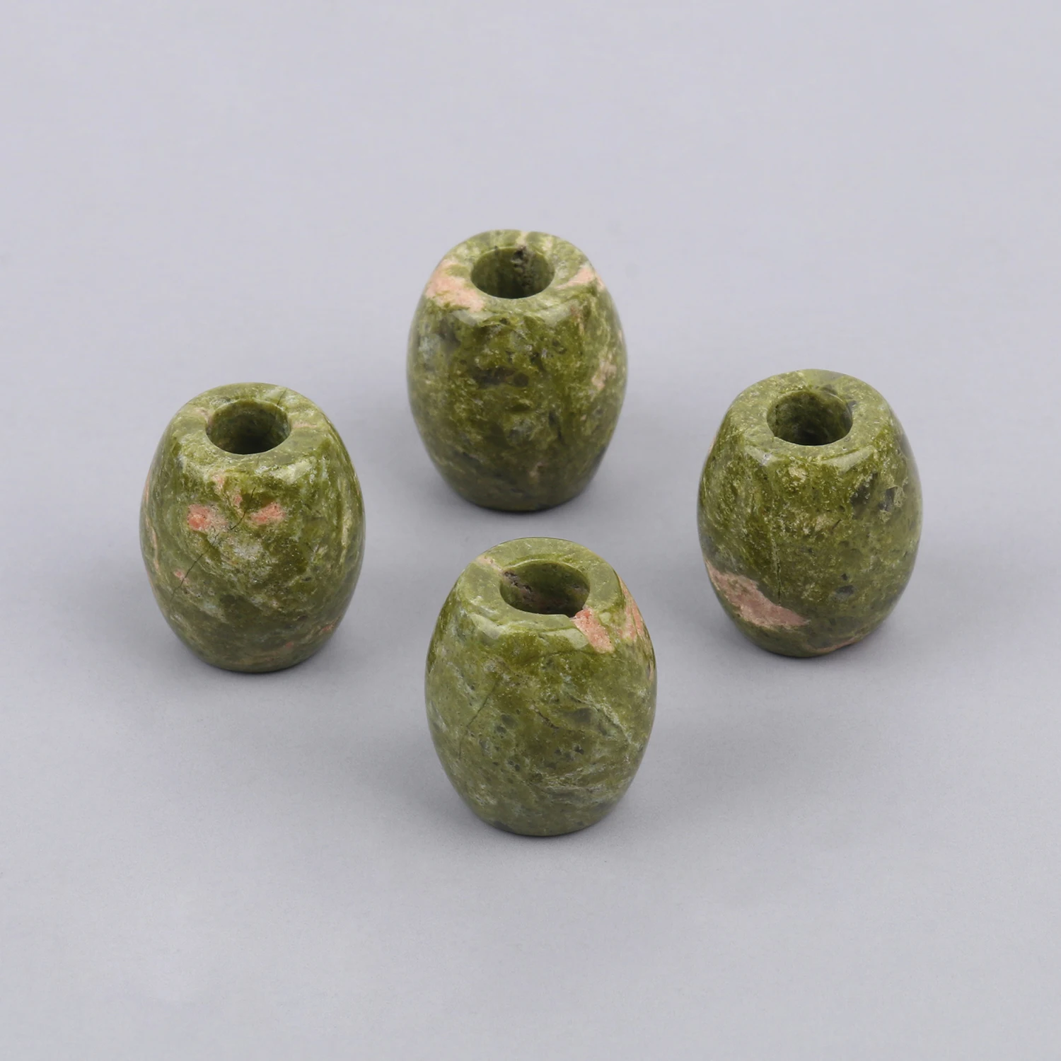 1pcs Natural Stone Turquoise Wood Jasper Opal 16x18mm Big Hole Oval Shape Loose Beads For Crafts DIY Jewelry Making Necklace