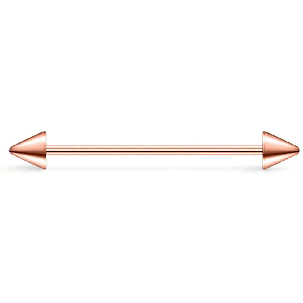 WKOUD Balls Cone Gauge Industrial Barbell Cartilage Earring Body Piercing Jewelry 35mm 38mm 40mm