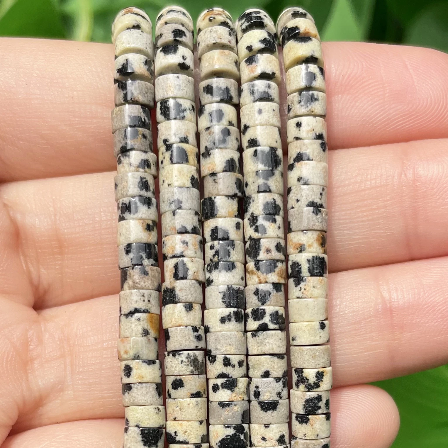 Natural Turquoises Quartz Lapis Lazuli Rondelle Spacer Beads 4*2mm Flat Round Disc Stone Beads for Jewelry DIY Making Bracelet