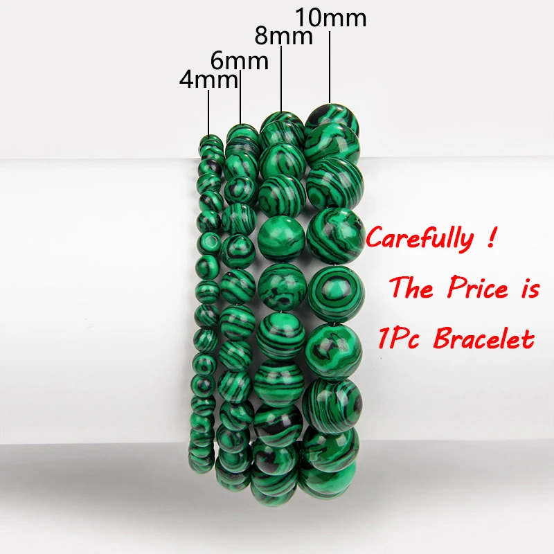 1 Pc Natural Stone Bracelets Onyx Agates Round Beaded Bangles For Female Men Jewelry Reiki Handmade Jewelry Yoga Healing 19CM