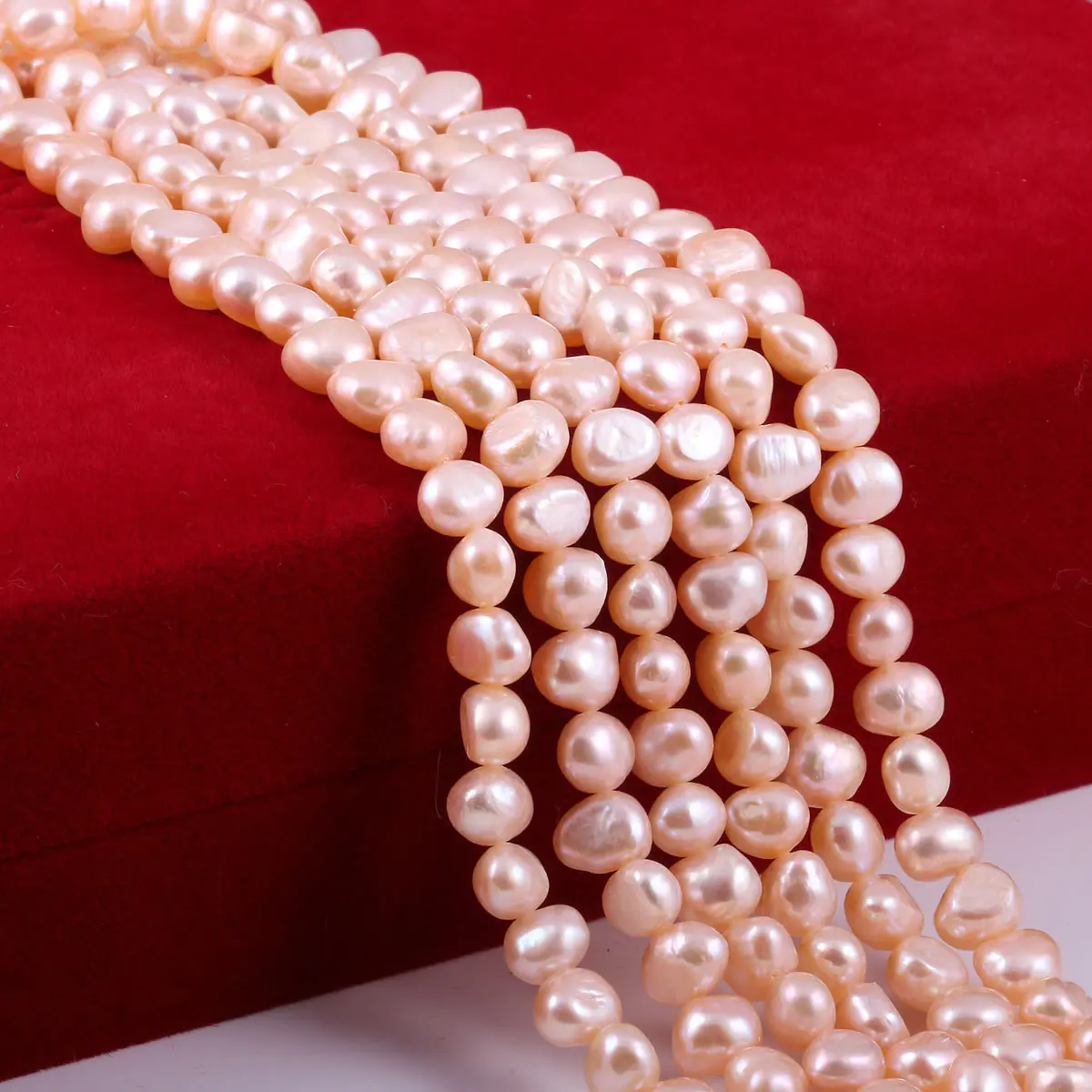 Natural Freshwater Pearl Baroque White pink Irregular Beads for Jewelry Making DIY Earrings Bracelet Necklace Accessories
