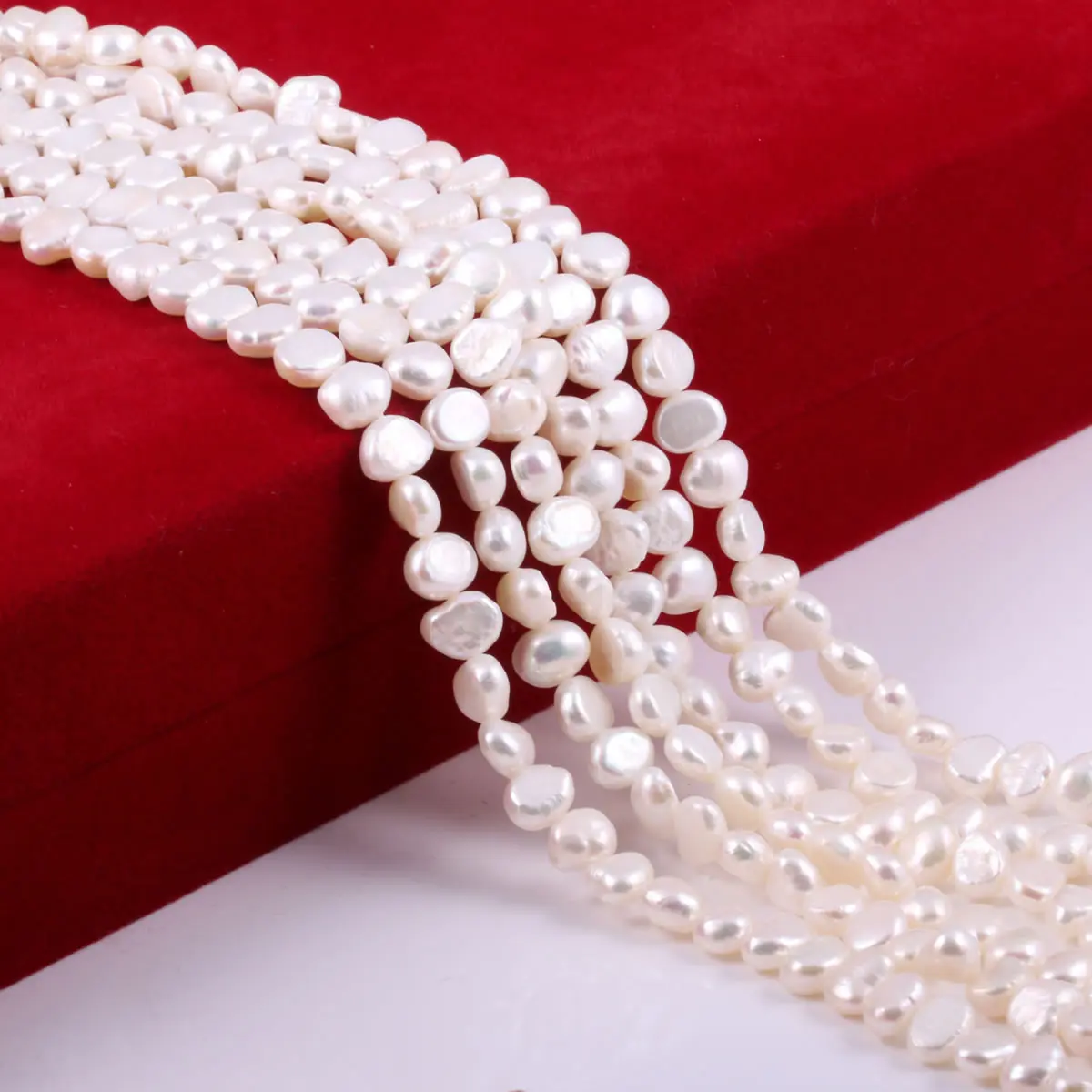 Natural Freshwater Pearl Baroque White pink Irregular Beads for Jewelry Making DIY Earrings Bracelet Necklace Accessories