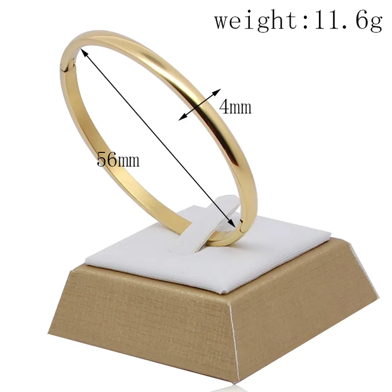 Best-Selling Jewelry Oval Shape Stainless Steel Bracelets Parent-Child Series Love Bangle for Women Party Gifts Wholesale