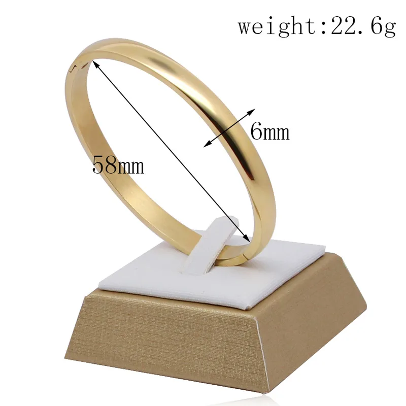 Best-Selling Jewelry Oval Shape Stainless Steel Bracelets Parent-Child Series Love Bangle for Women Party Gifts Wholesale