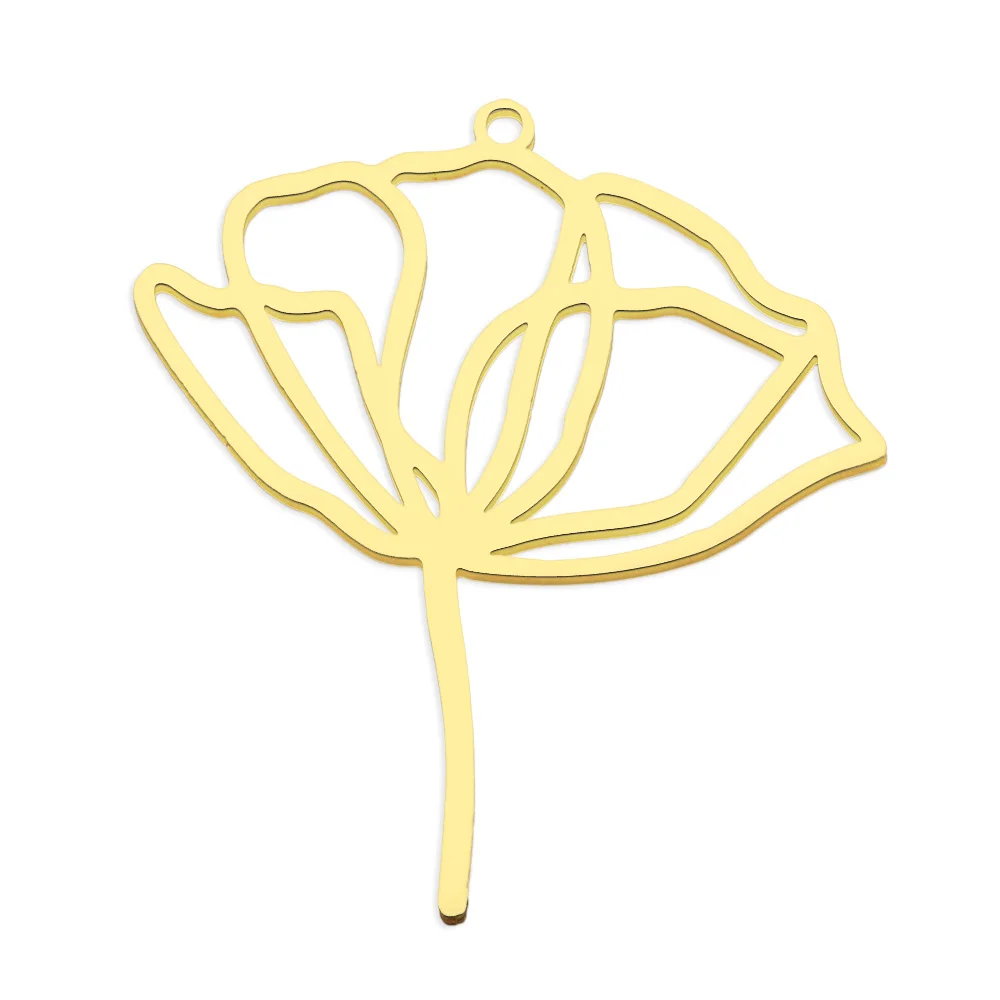 10pcs/lot 316 Stainless Steel Evil Eye Lotus DIY Earring Pendant Wholesale Jewelry Charms Angel Wing Yoga Tree of Life Custom
