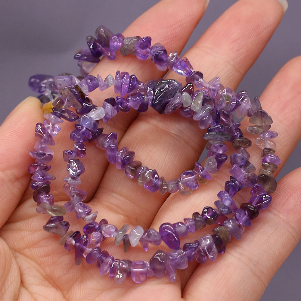 Natural stone Beads Irregular Shaped Amethysts Gravel Exquisite Beaded For Jewelry Making DIY Bracelet Necklace Accessories