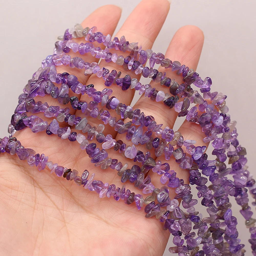 Natural stone Beads Irregular Shaped Amethysts Gravel Exquisite Beaded For Jewelry Making DIY Bracelet Necklace Accessories