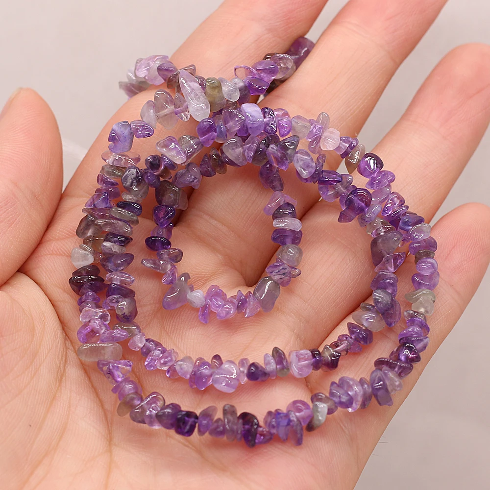 Natural stone Beads Irregular Shaped Amethysts Gravel Exquisite Beaded For Jewelry Making DIY Bracelet Necklace Accessories