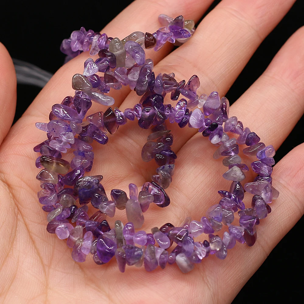 Natural stone Beads Irregular Shaped Amethysts Gravel Exquisite Beaded For Jewelry Making DIY Bracelet Necklace Accessories