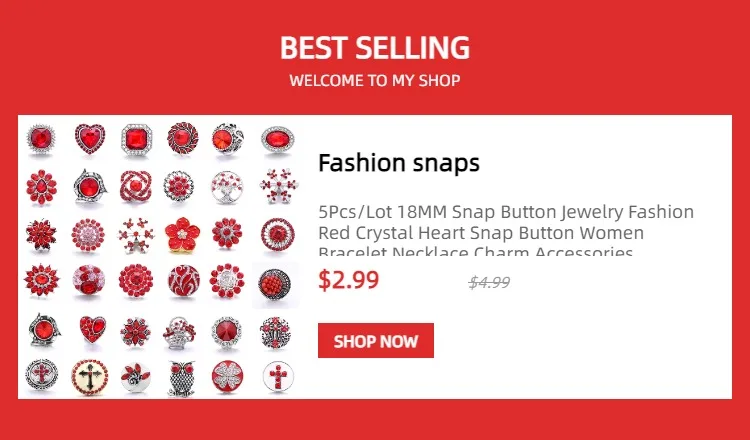 Forty Style High Quality Fashion Color Crystal Snap Button 5Pcs Snap Button Jewelry Women's 18mm Snap Bracelet Accessories Gift