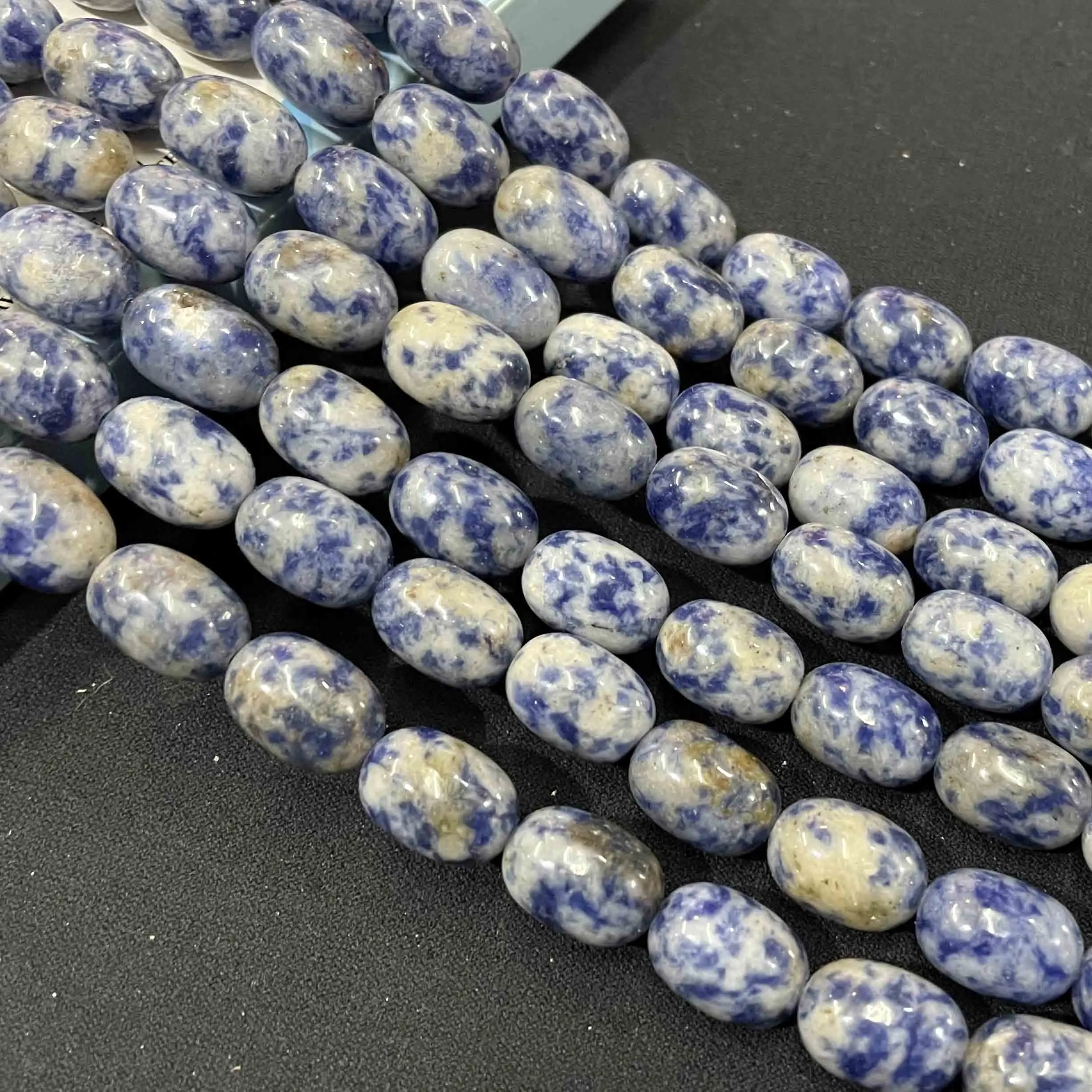10X14MM Drum Barrel Shape Natural Stone Agates Turquoises Tiger Eye Loose Spacer Beads Charm DIY Handmade Bracelet Necklace
