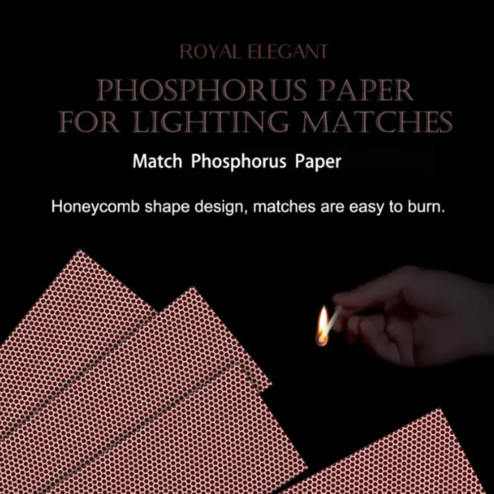 Match Striker Paper Self-adhesive Phosphorus Diy Manual Match Eraser Leather Flower Phosphorus Paper Use to Stick to Bottom