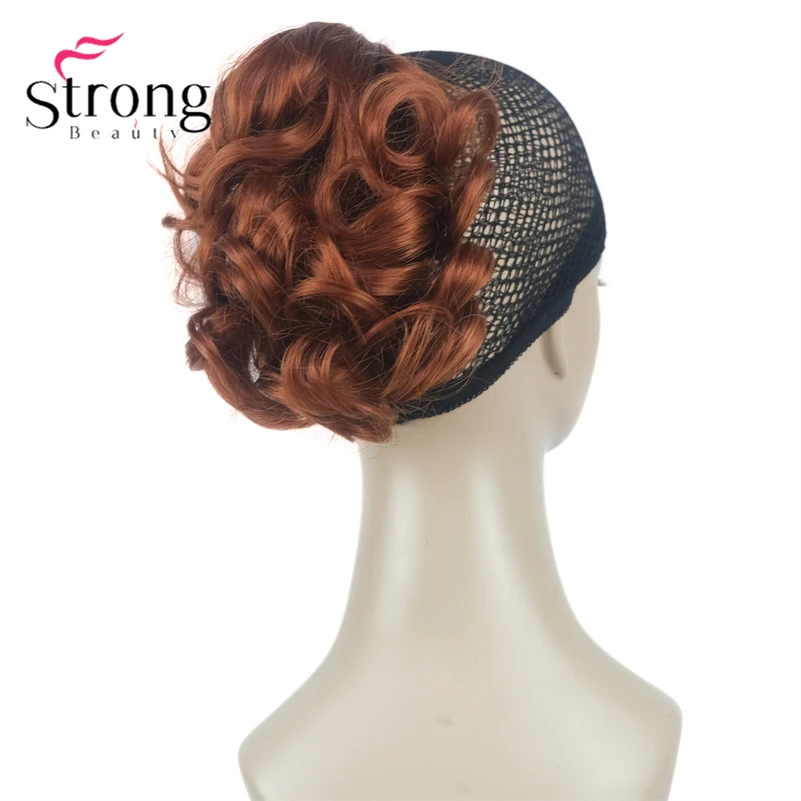 StrongBeauty Silver Short Natural Wave Ponytail Hair Extension With Claw Clip In Hairpiece COLOUR CHOICES