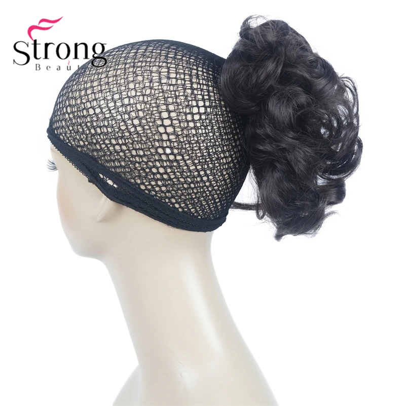 StrongBeauty Silver Short Natural Wave Ponytail Hair Extension With Claw Clip In Hairpiece COLOUR CHOICES