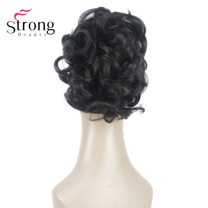 StrongBeauty Silver Short Natural Wave Ponytail Hair Extension With Claw Clip In Hairpiece COLOUR CHOICES