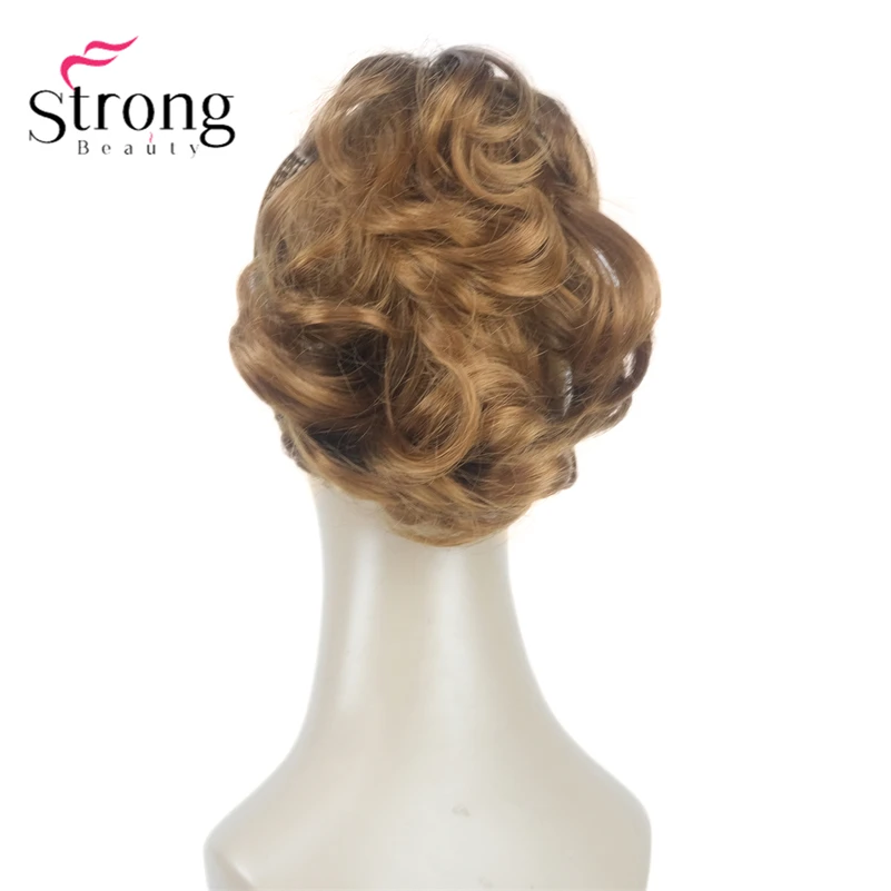 StrongBeauty Silver Short Natural Wave Ponytail Hair Extension With Claw Clip In Hairpiece COLOUR CHOICES