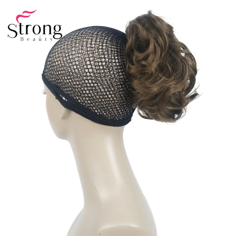 StrongBeauty Silver Short Natural Wave Ponytail Hair Extension With Claw Clip In Hairpiece COLOUR CHOICES
