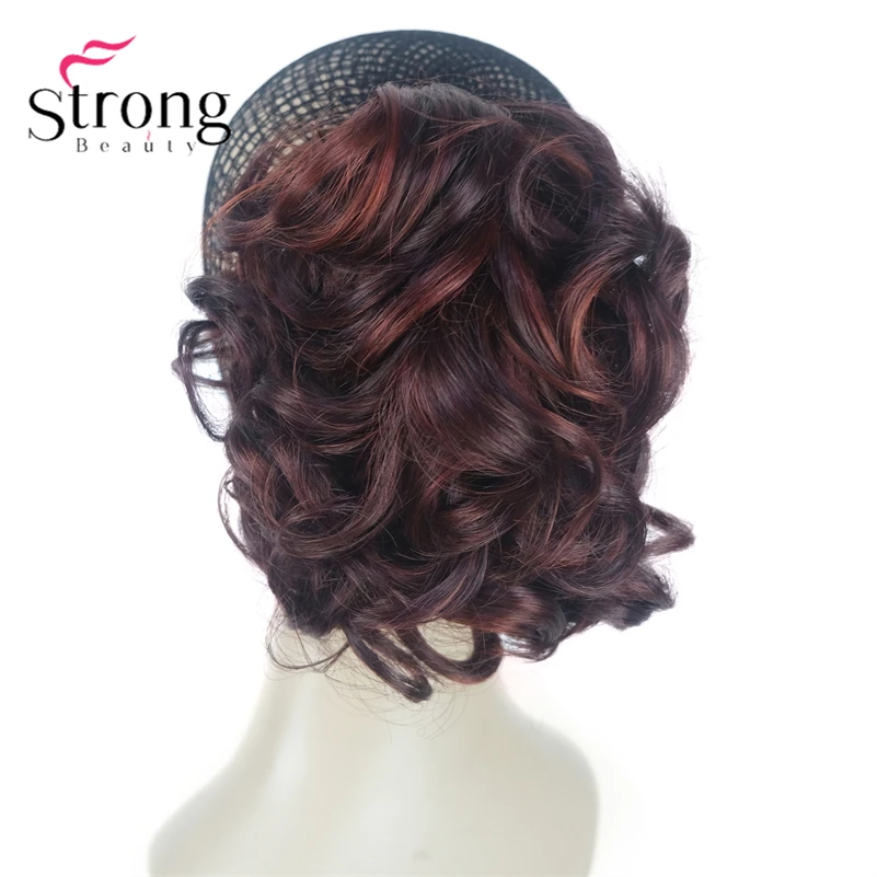 StrongBeauty Silver Short Natural Wave Ponytail Hair Extension With Claw Clip In Hairpiece COLOUR CHOICES