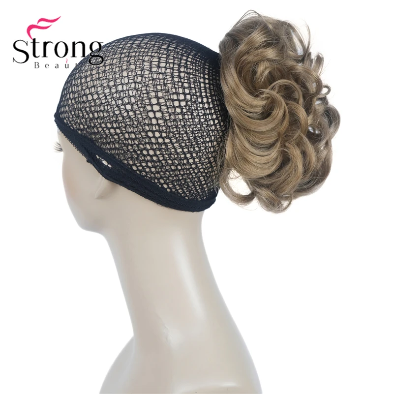 StrongBeauty Silver Short Natural Wave Ponytail Hair Extension With Claw Clip In Hairpiece COLOUR CHOICES