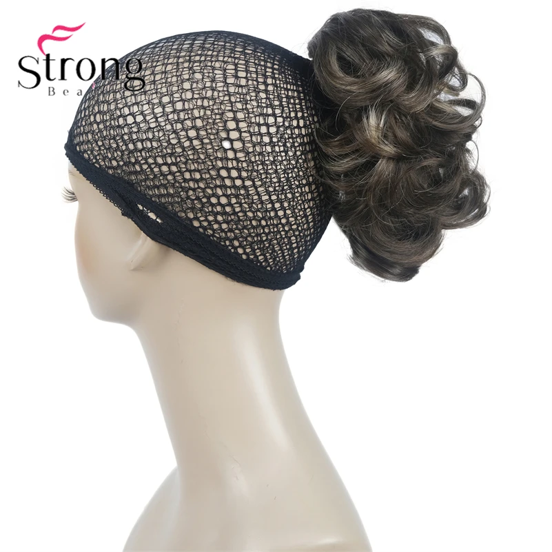 StrongBeauty Silver Short Natural Wave Ponytail Hair Extension With Claw Clip In Hairpiece COLOUR CHOICES