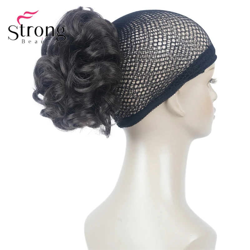 StrongBeauty Silver Short Natural Wave Ponytail Hair Extension With Claw Clip In Hairpiece COLOUR CHOICES