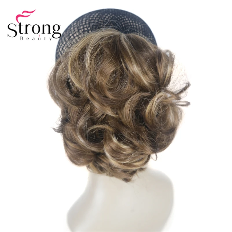 StrongBeauty Silver Short Natural Wave Ponytail Hair Extension With Claw Clip In Hairpiece COLOUR CHOICES
