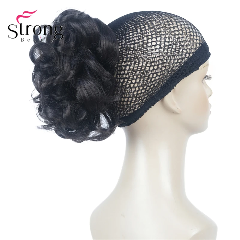 StrongBeauty Silver Short Natural Wave Ponytail Hair Extension With Claw Clip In Hairpiece COLOUR CHOICES