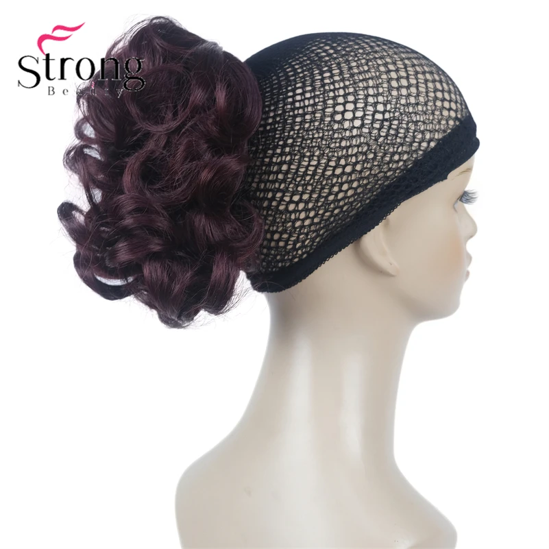 StrongBeauty Silver Short Natural Wave Ponytail Hair Extension With Claw Clip In Hairpiece COLOUR CHOICES