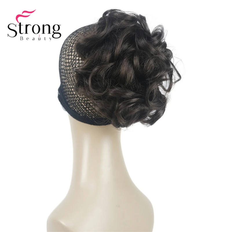 StrongBeauty Silver Short Natural Wave Ponytail Hair Extension With Claw Clip In Hairpiece COLOUR CHOICES