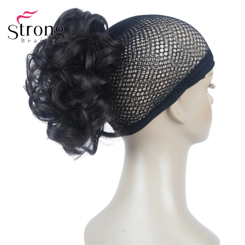 StrongBeauty Silver Short Natural Wave Ponytail Hair Extension With Claw Clip In Hairpiece COLOUR CHOICES