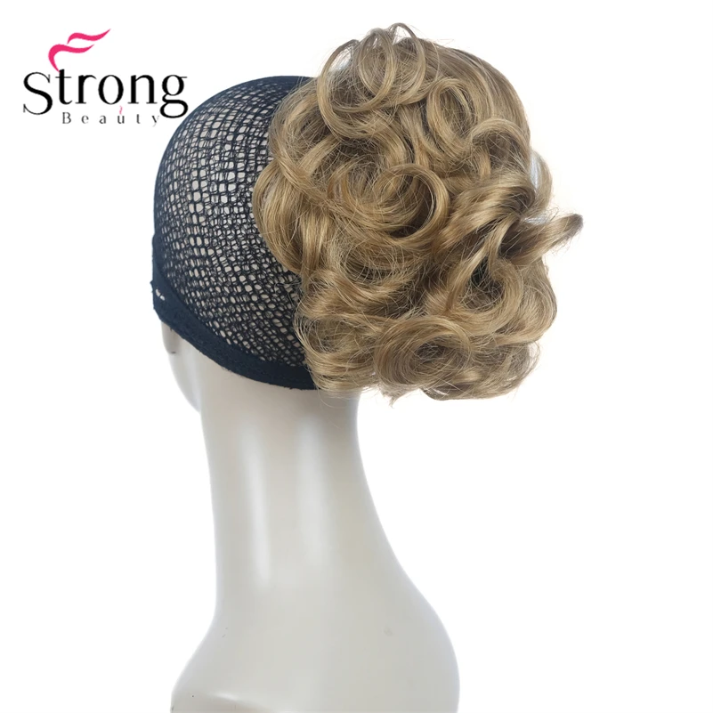 StrongBeauty Silver Short Natural Wave Ponytail Hair Extension With Claw Clip In Hairpiece COLOUR CHOICES