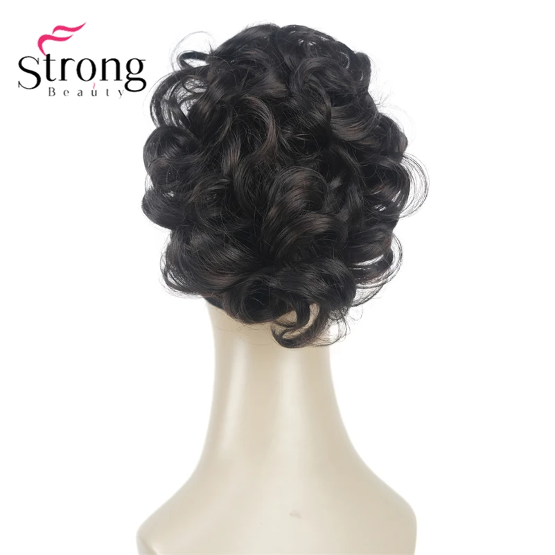 StrongBeauty Silver Short Natural Wave Ponytail Hair Extension With Claw Clip In Hairpiece COLOUR CHOICES