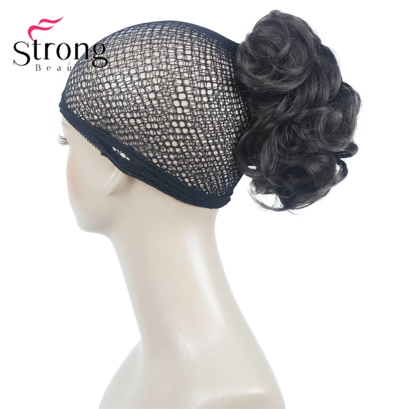 StrongBeauty Silver Short Natural Wave Ponytail Hair Extension With Claw Clip In Hairpiece COLOUR CHOICES