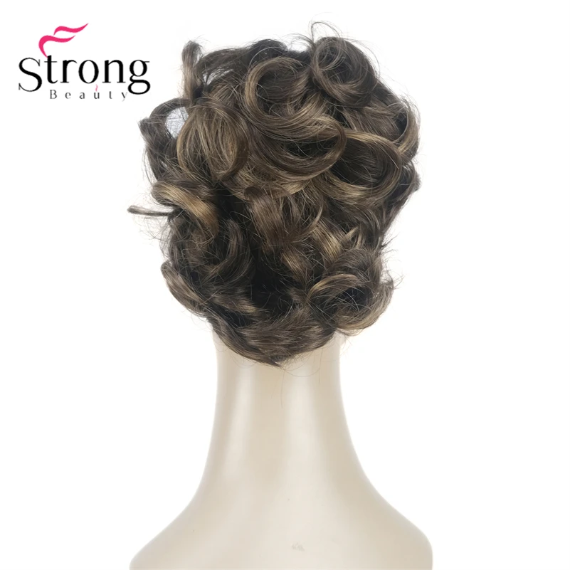 StrongBeauty Silver Short Natural Wave Ponytail Hair Extension With Claw Clip In Hairpiece COLOUR CHOICES