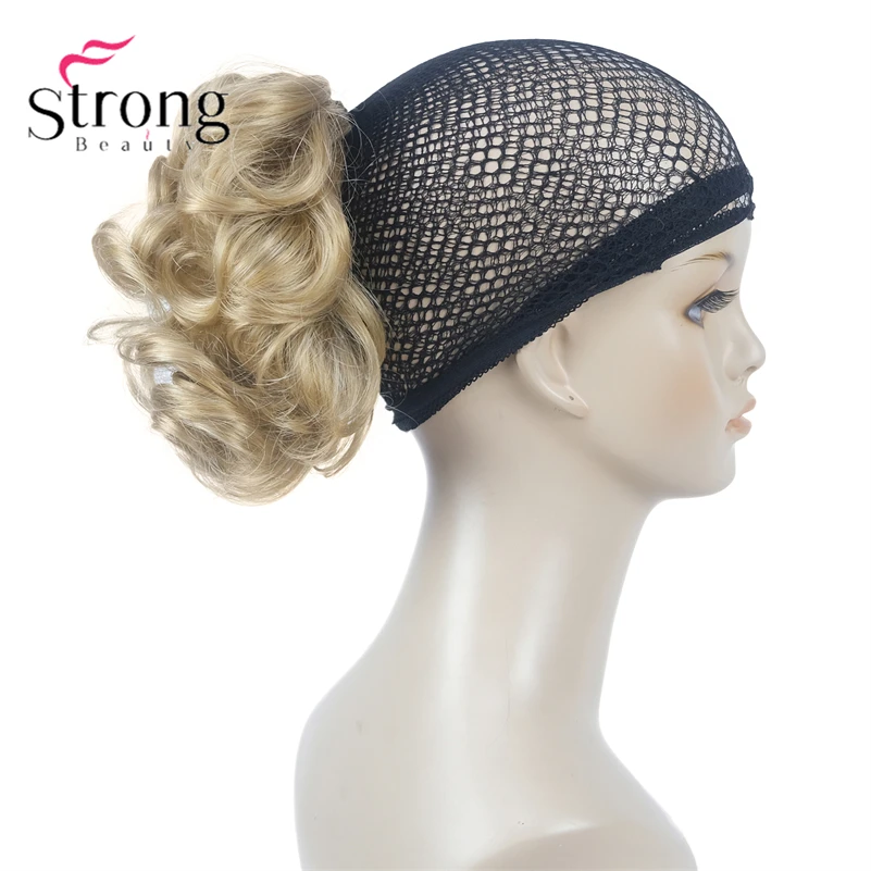 StrongBeauty Silver Short Natural Wave Ponytail Hair Extension With Claw Clip In Hairpiece COLOUR CHOICES