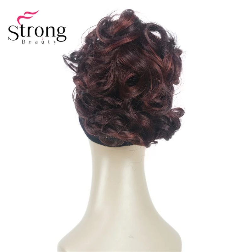 StrongBeauty Silver Short Natural Wave Ponytail Hair Extension With Claw Clip In Hairpiece COLOUR CHOICES