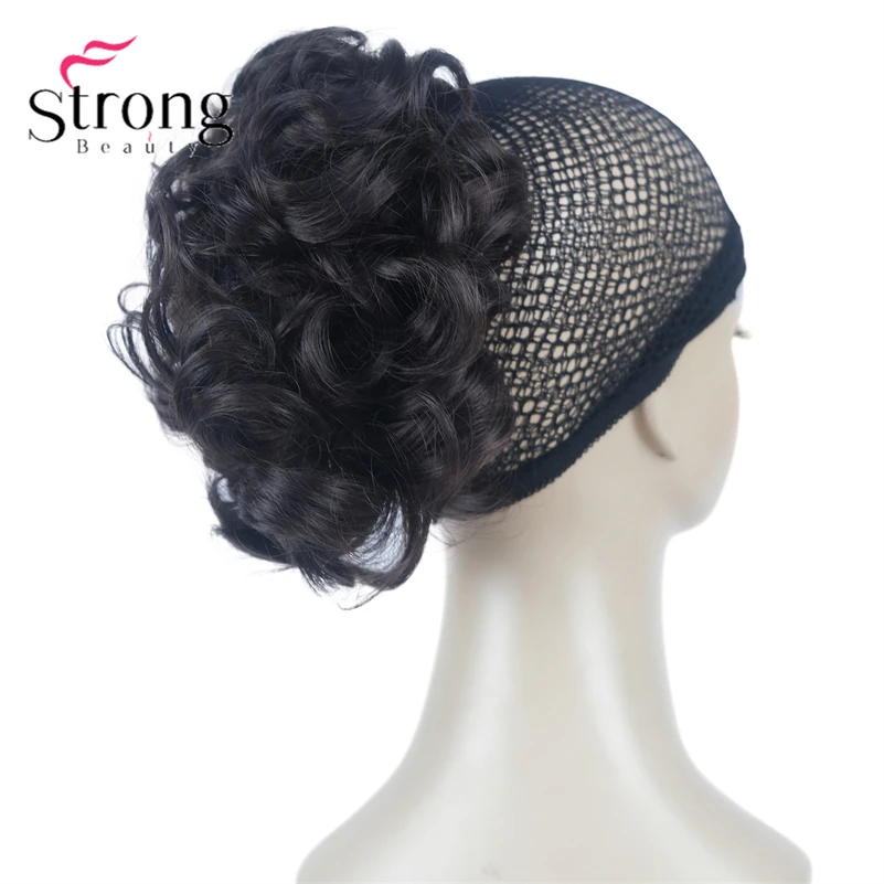 StrongBeauty Silver Short Natural Wave Ponytail Hair Extension With Claw Clip In Hairpiece COLOUR CHOICES