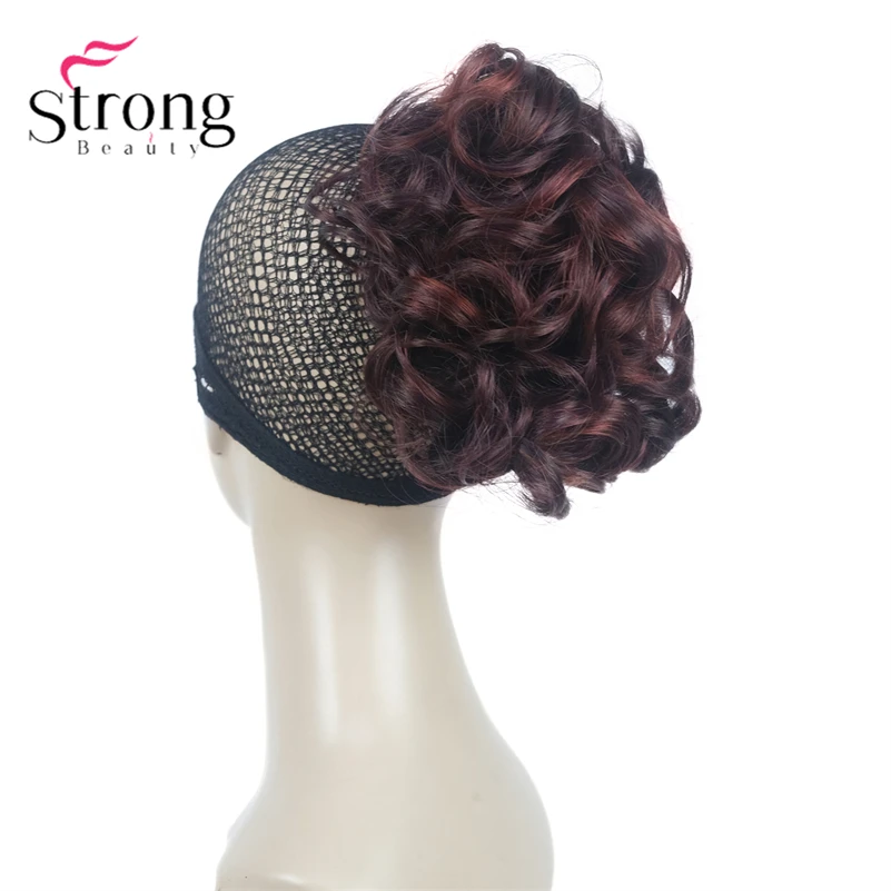 StrongBeauty Silver Short Natural Wave Ponytail Hair Extension With Claw Clip In Hairpiece COLOUR CHOICES