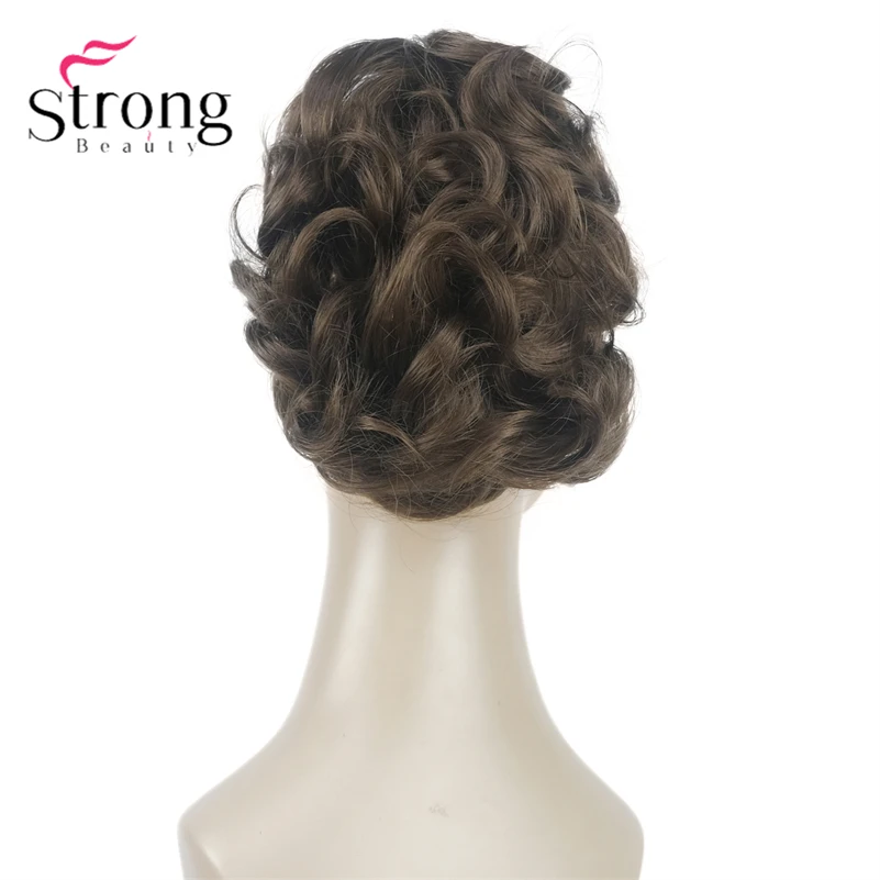 StrongBeauty Silver Short Natural Wave Ponytail Hair Extension With Claw Clip In Hairpiece COLOUR CHOICES